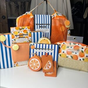 Wandering Moon | Orange Themed Packing Cube Set (9 pc) 🍊